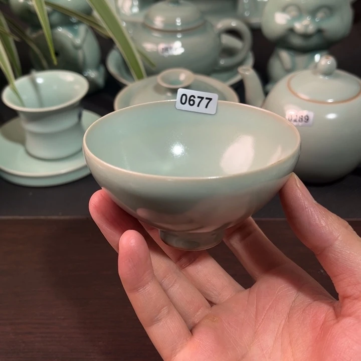 汝瓷0677 青鸾汝瓷汝州发货