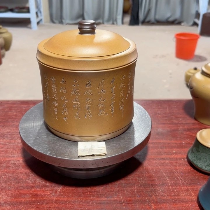 大***海紫砂茶叶罐。。。。。。。。。。。