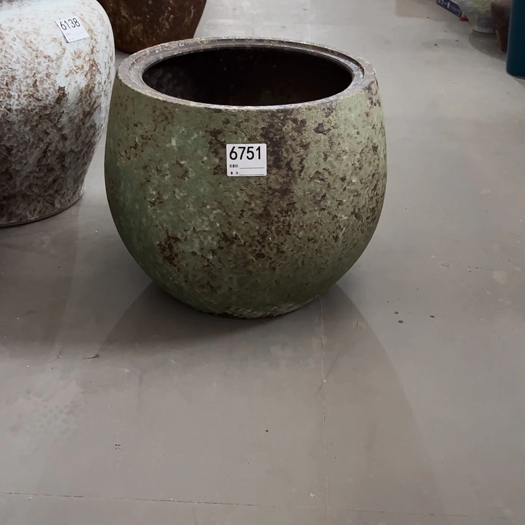 瓶独*6751高36口30.5陶瓷花瓶已打孔