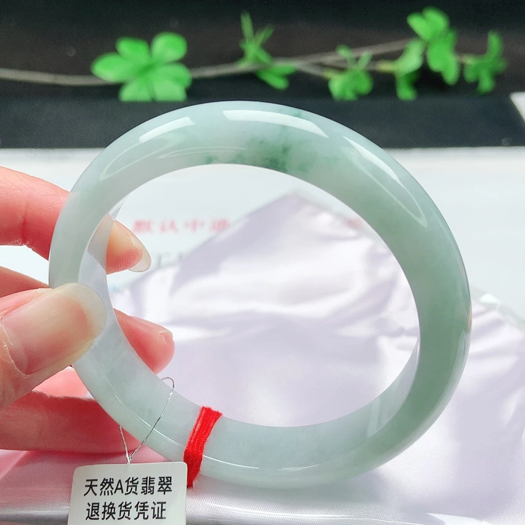 翡翠未镶嵌手镯59圈