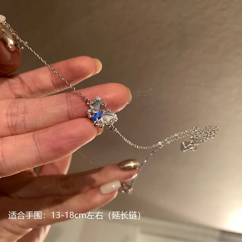 合金莫桑石手链 小众百搭设计感时尚个性手链9775-04