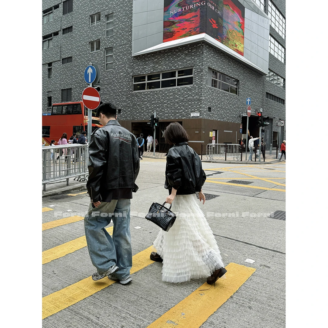 FORNI  25ss 千层美少女 花边蝴蝶结少女初恋感网纱蛋糕裙