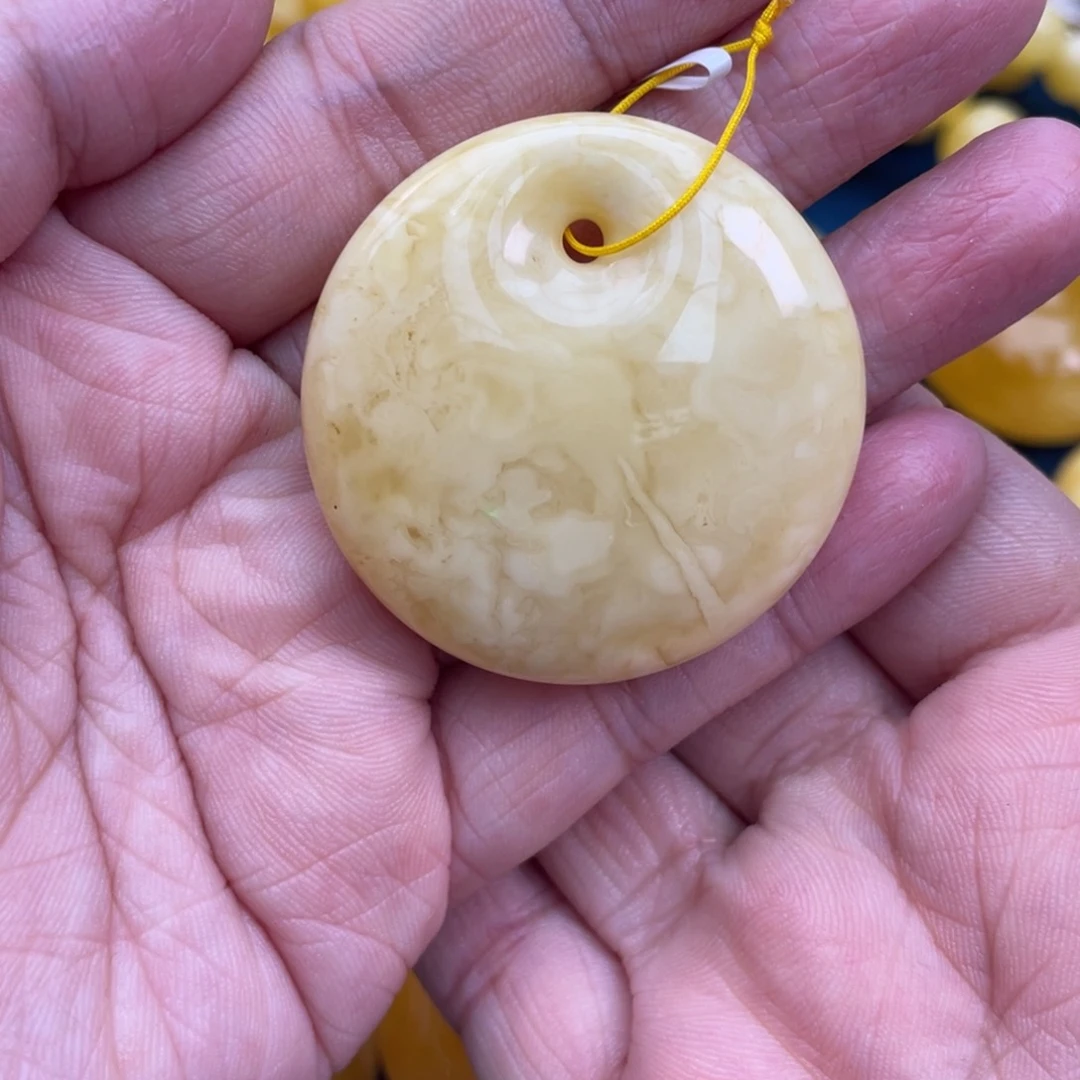 琥珀裸石未镶嵌琥珀蜜蜡