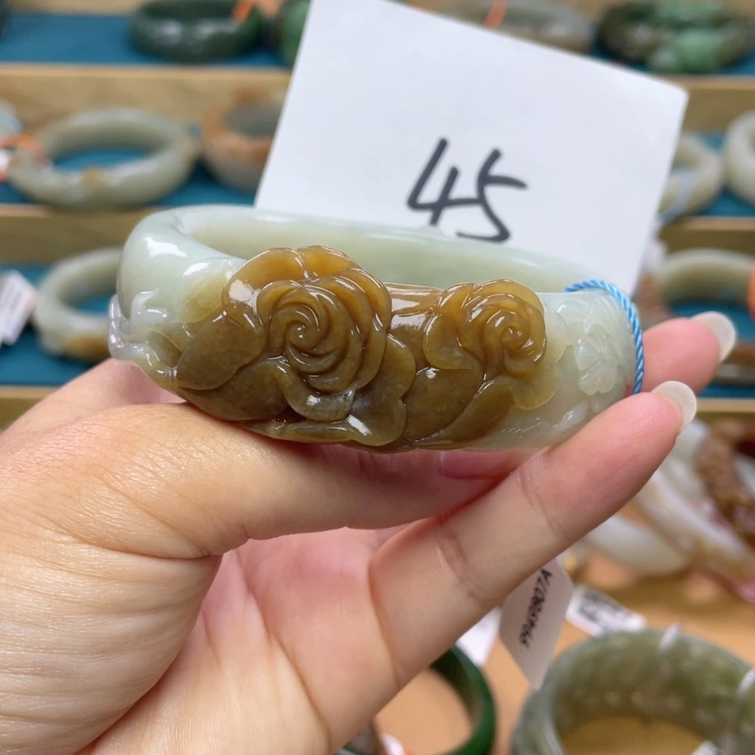 未镶嵌手镯和田玉圈口63