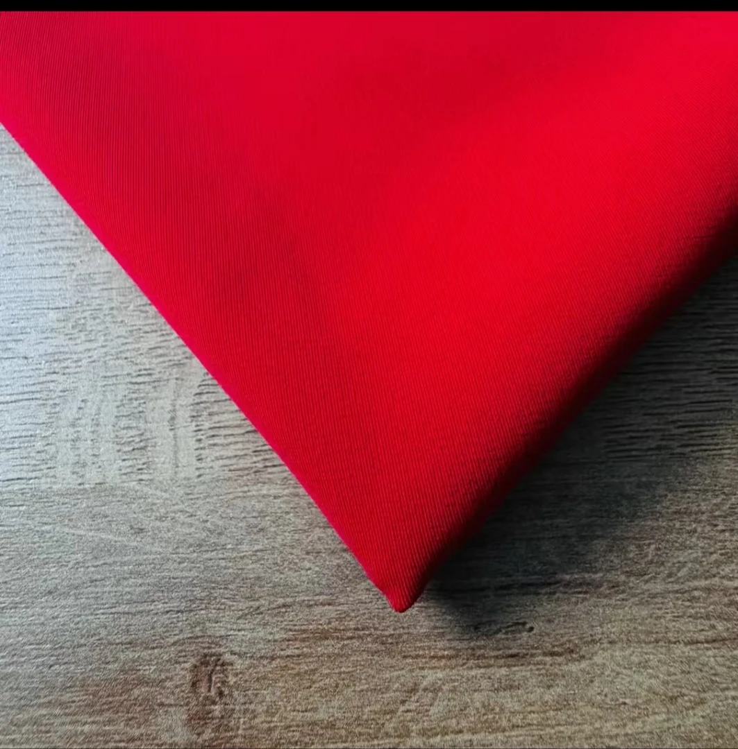 1号重磅 重锤冰丝网纹400哥地布料 裤子面料