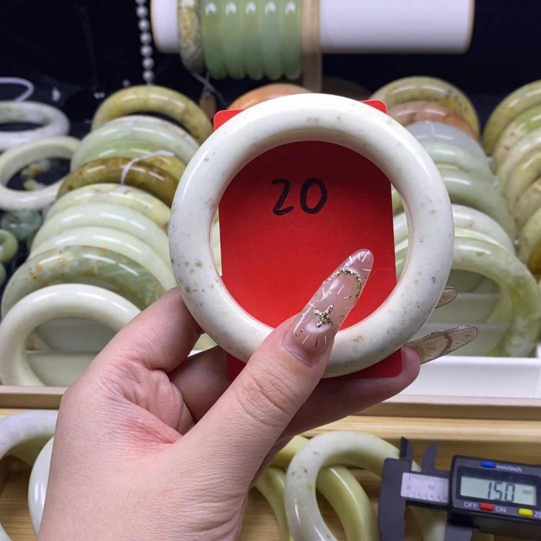 蛇纹石玉未镶嵌手镯59.3