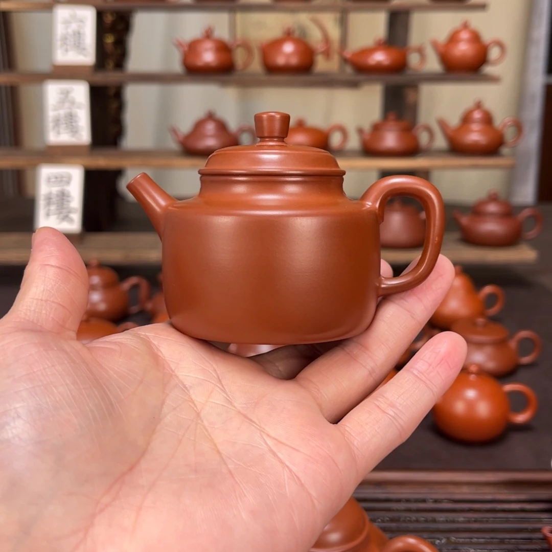 毛***虫茶壶紫砂精工德钟120cc