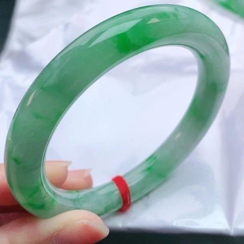 未镶嵌手镯翡翠54圆条882868