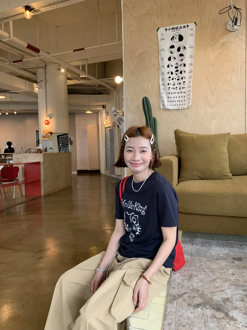 可爱卡通猫咪印花雪峰棉双纱短袖T恤女夏季休闲百搭宽松上衣798