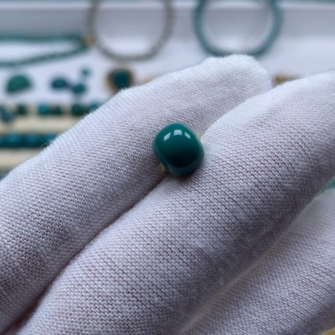 绿松石未镶嵌珠宝奇石老型8mm