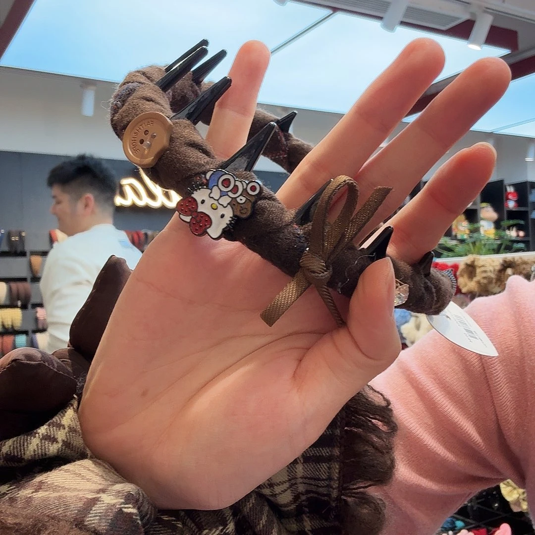 布艺非金属戴齿发箍kt