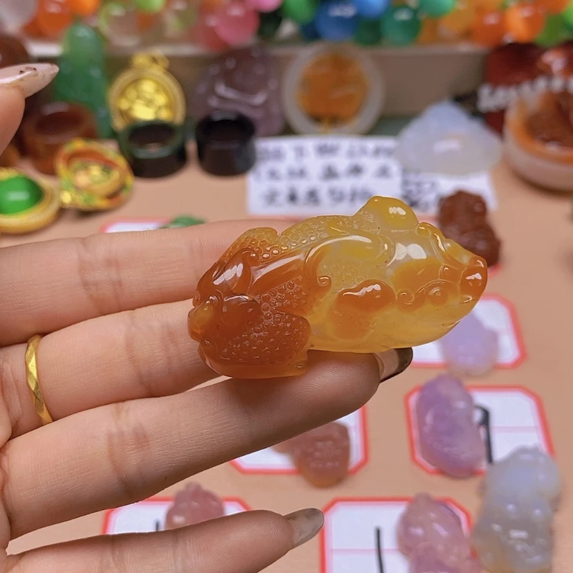 【闪购商品】玛瑙/玉髓颈饰未镶嵌纸*