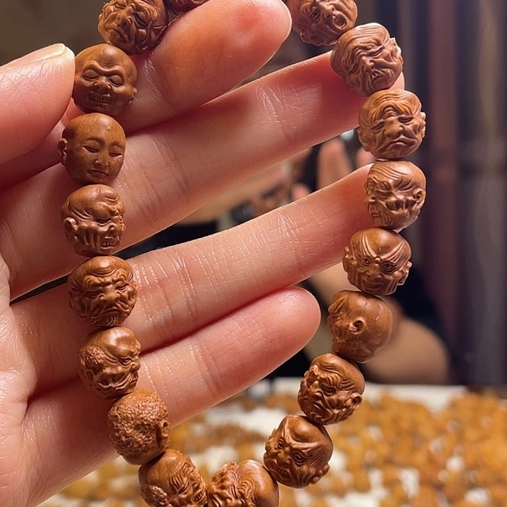 手串/手链橄榄核龙纹桃核