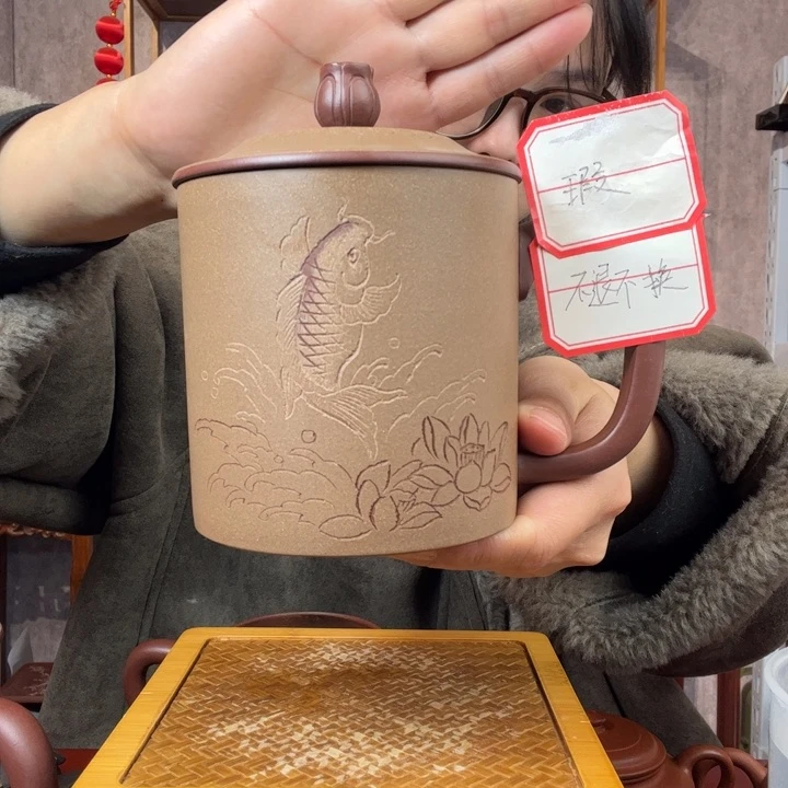 茶杯紫砂原矿紫砂杯