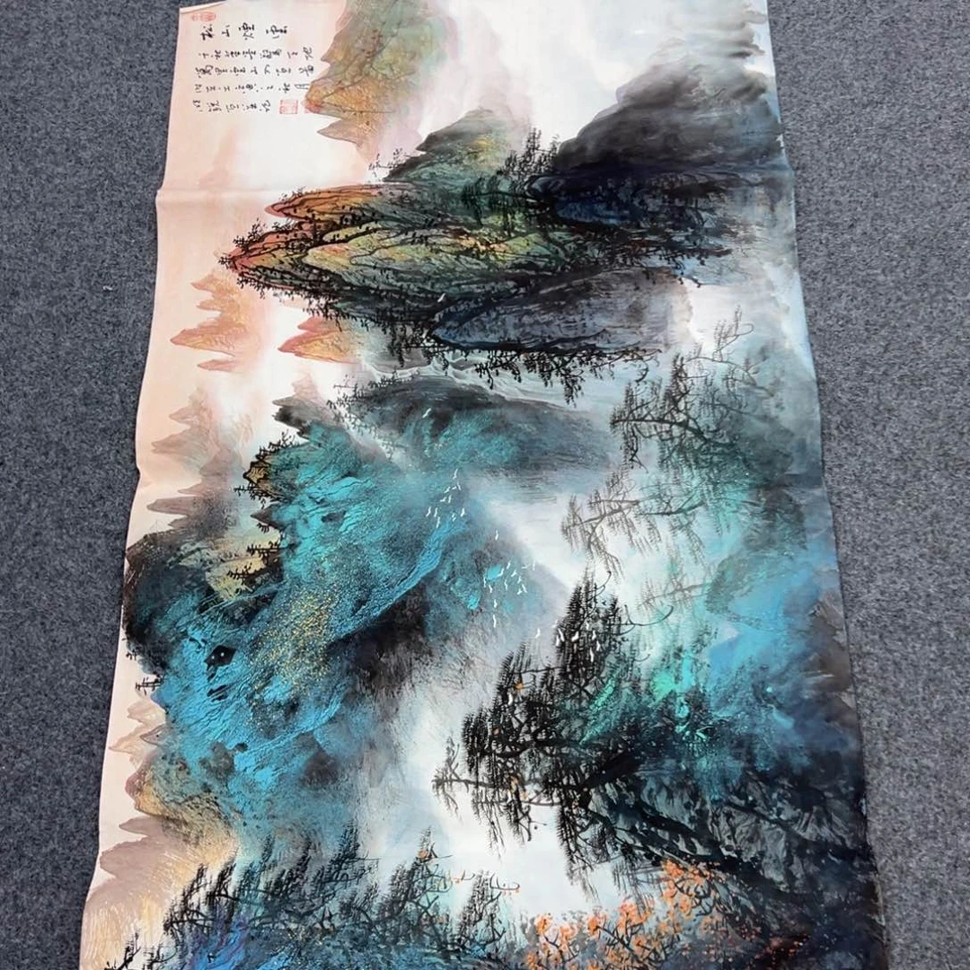国画宣纸纯手绘字画