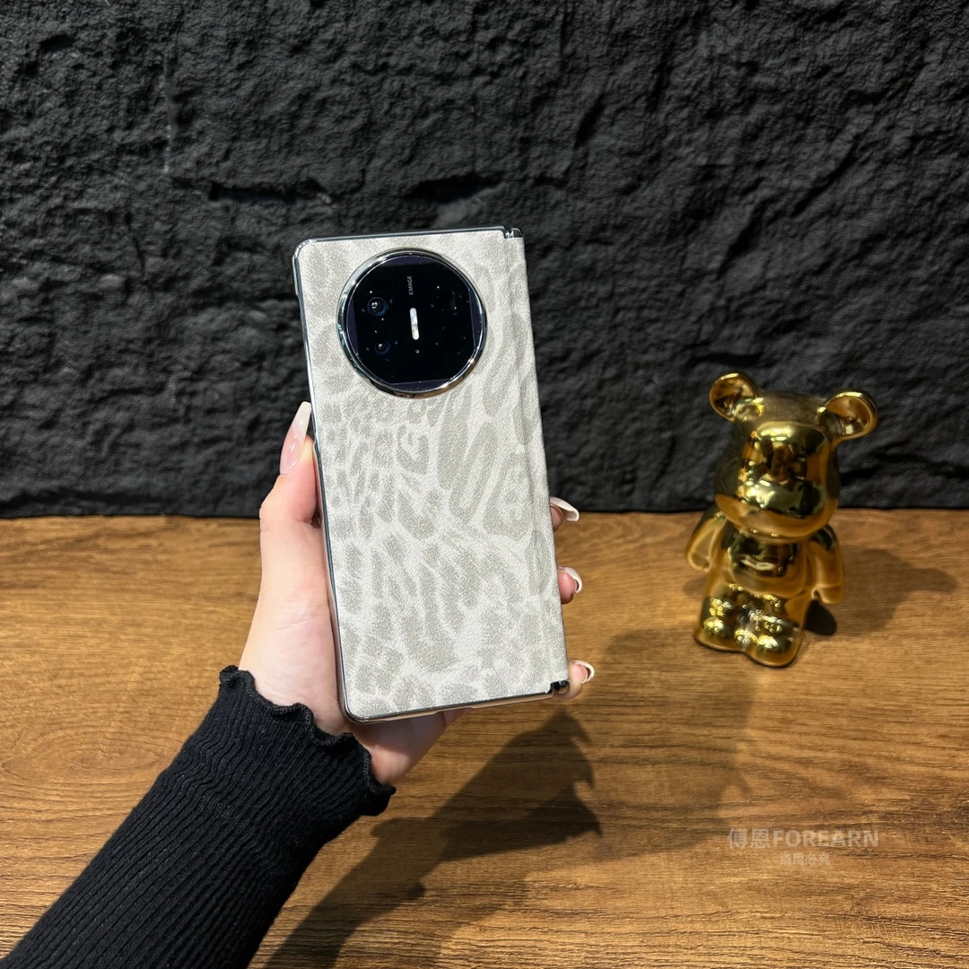 适用于华为MateX5手机壳x5折叠屏matex3保护套x3真皮ALT-AL10中轴