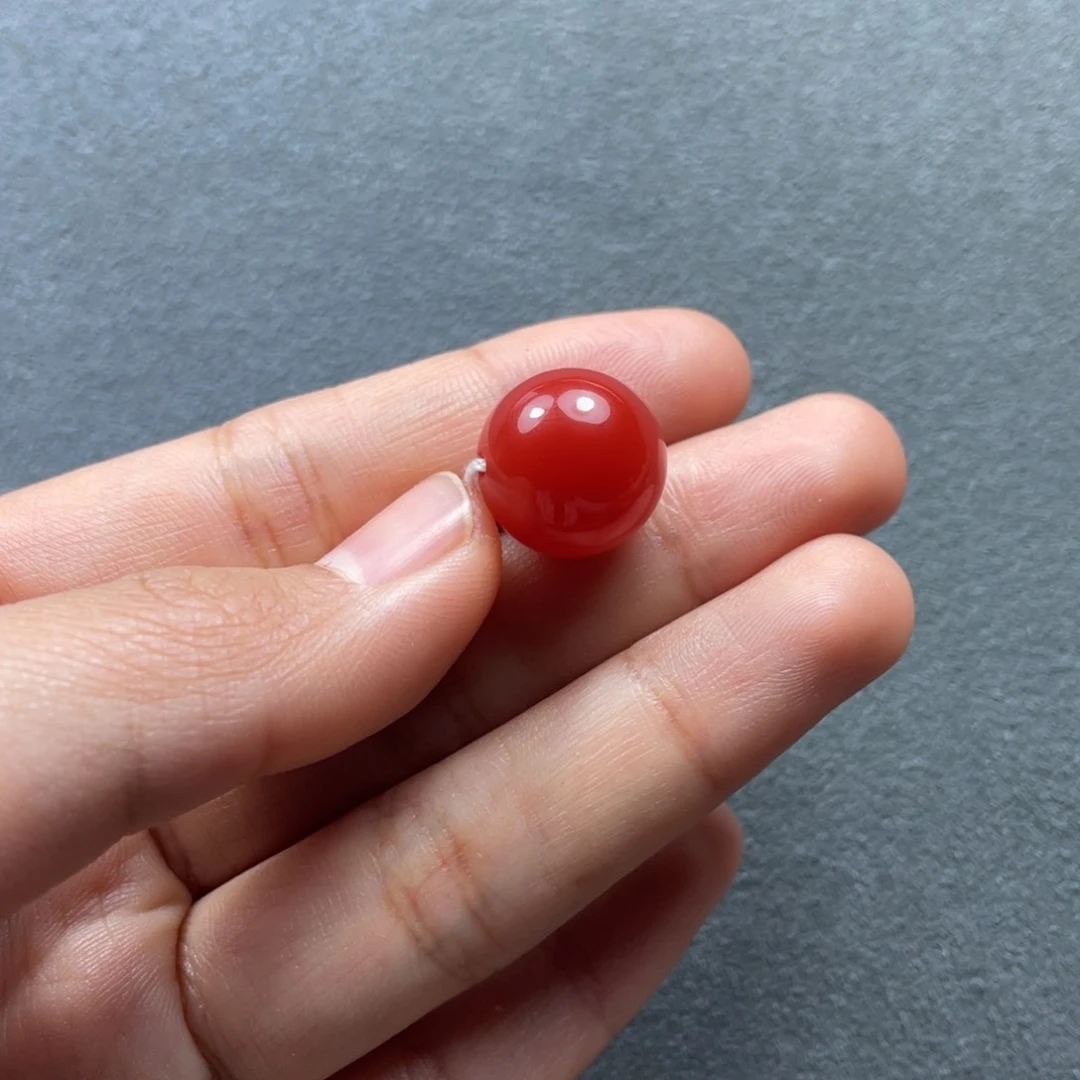 南红玛瑙配饰未镶嵌14.2mm