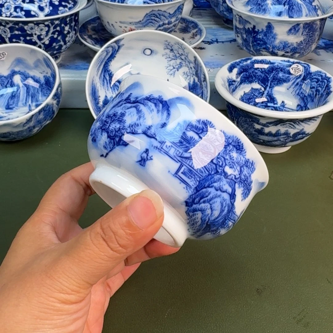 景德镇纯手绘茶具圆圆223