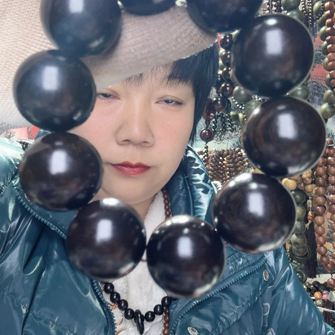 张***东非黑黄檀（紫光檀）2.5手串
