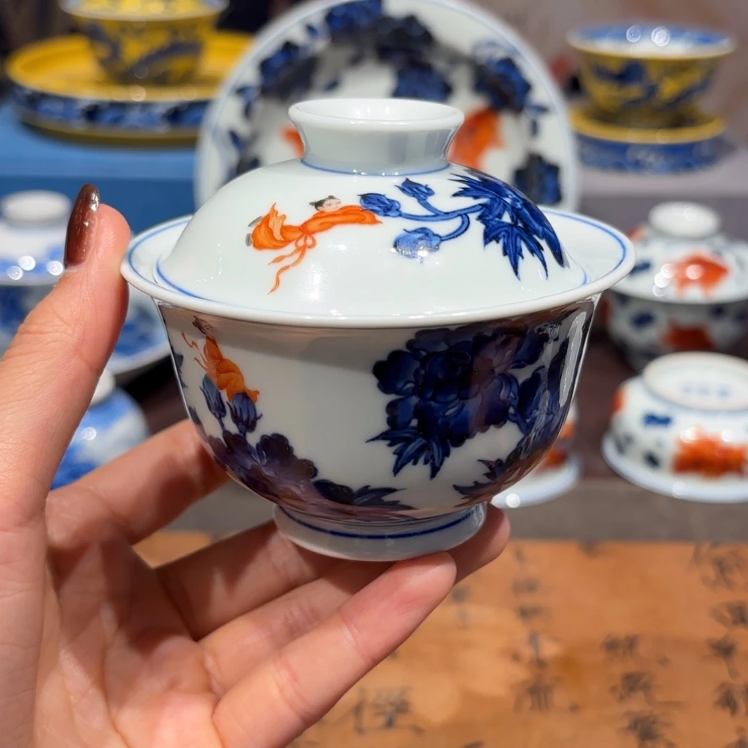 手工手绘陶瓷茶具