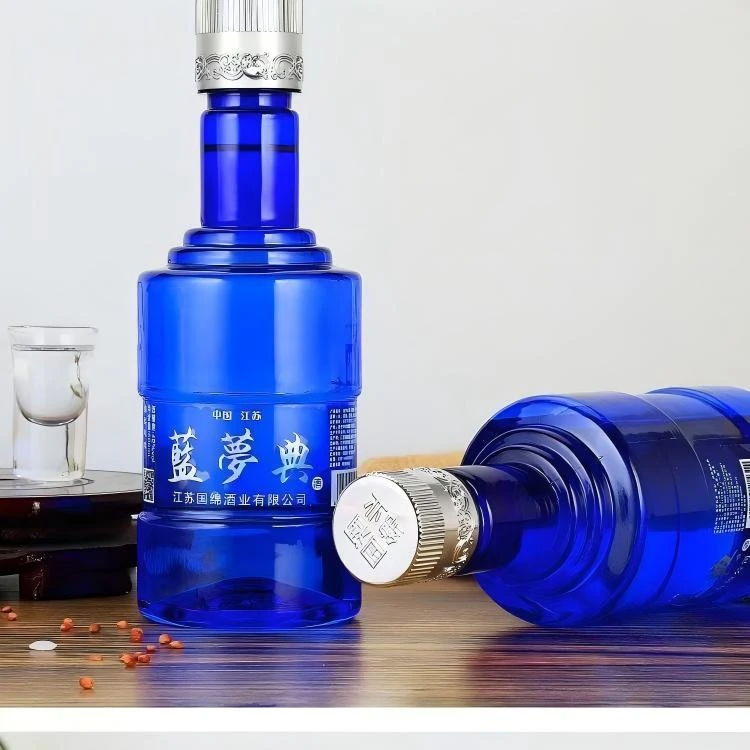 鲸典蓝梦典 42度白酒 500ml（两瓶瓶装）无卡盒PET材质42度