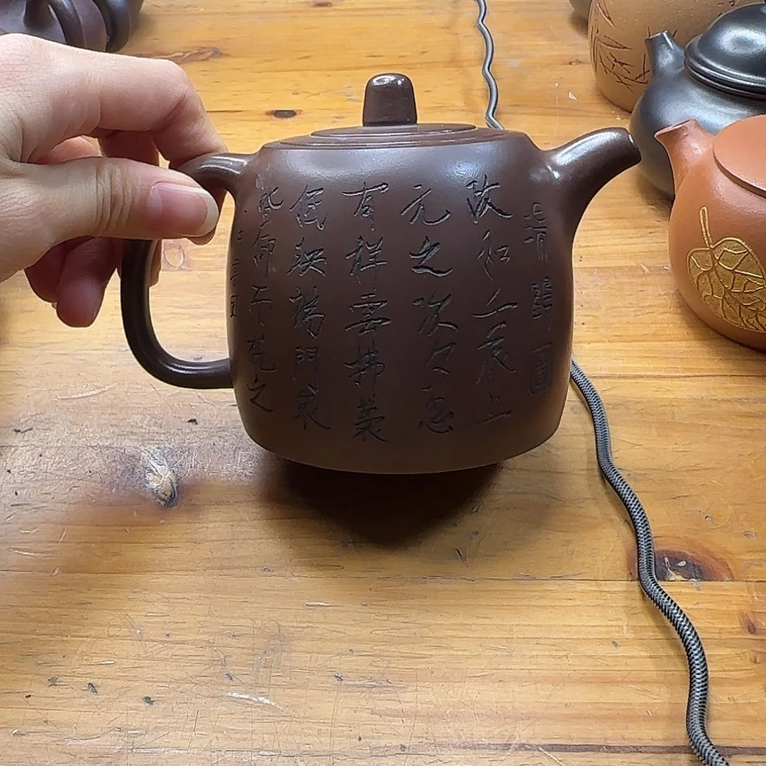 紫砂茶壶民间手艺人全手工制作
