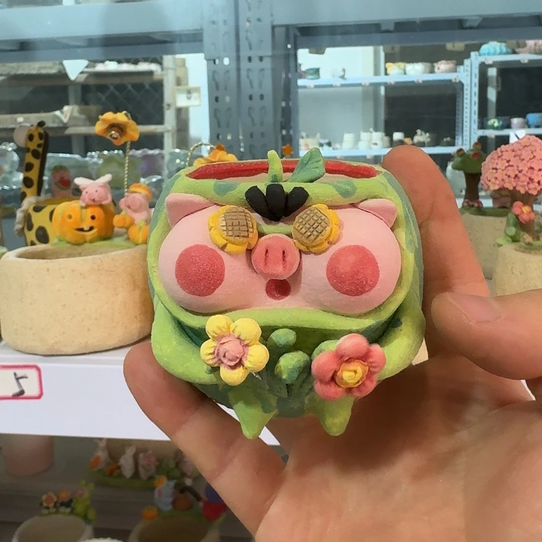 厂家直销手工花盆摆件