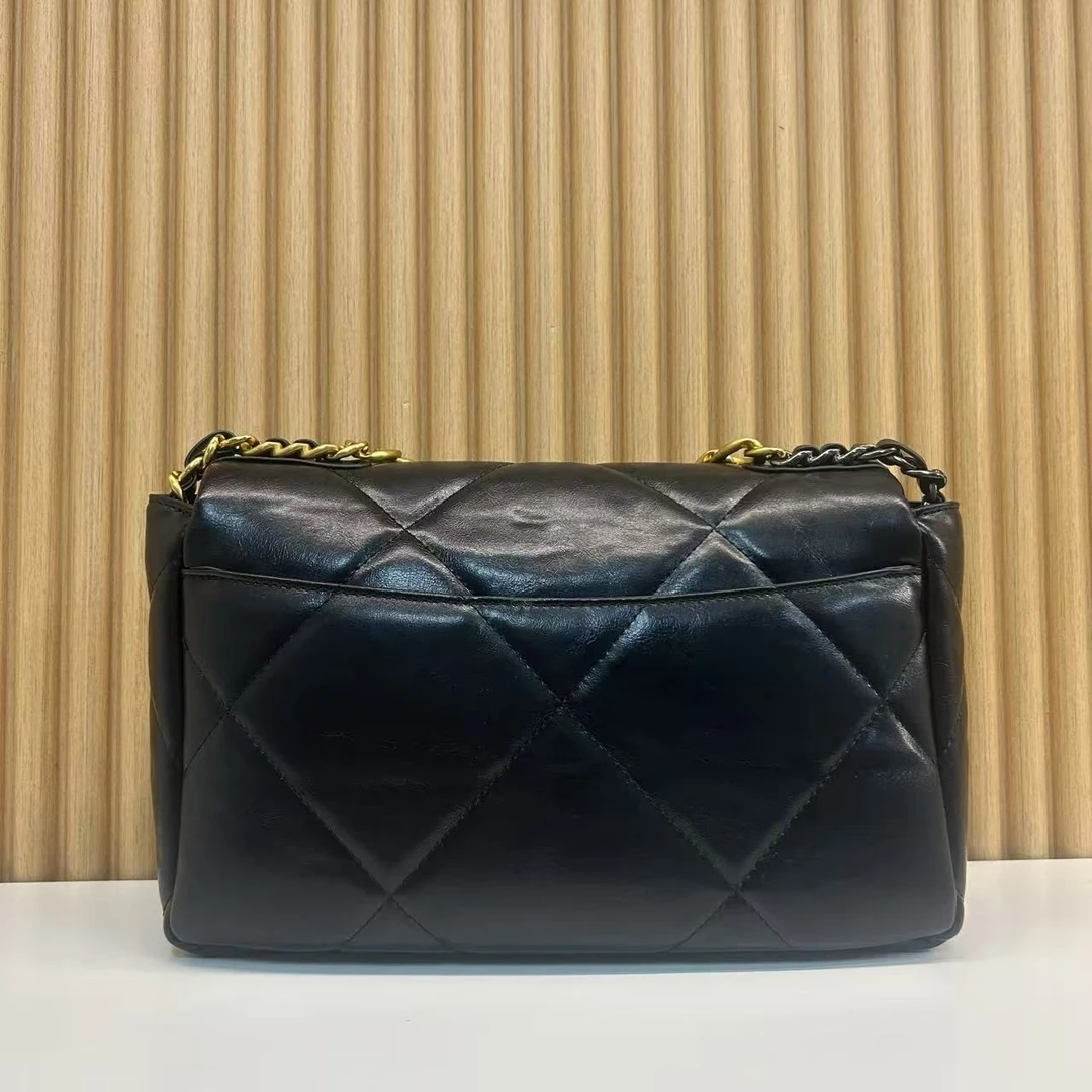 HMO289  P25新款灰色大号流浪链条单肩斜挎包-1