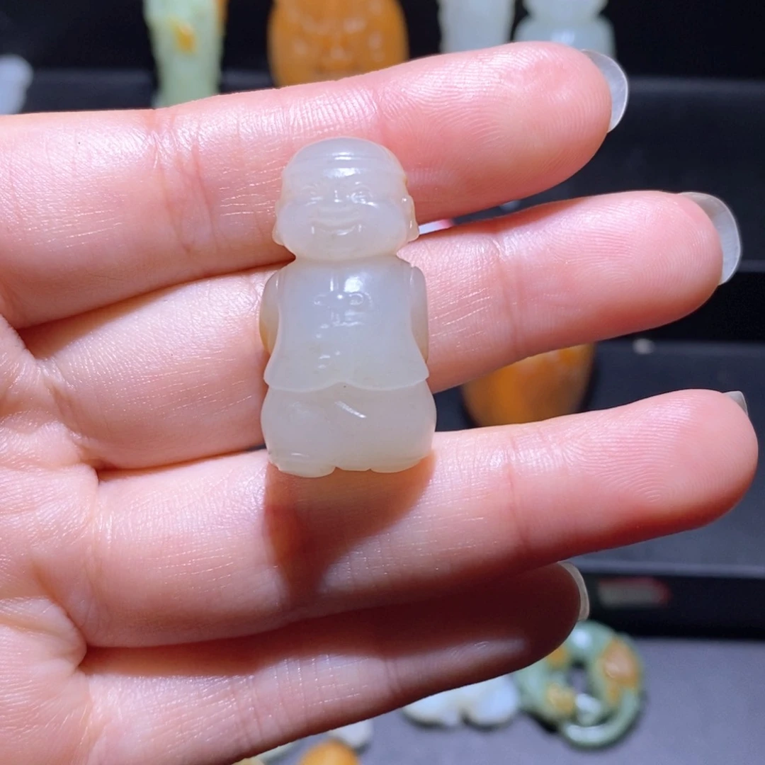 和田玉未镶嵌吊坠(不含链)