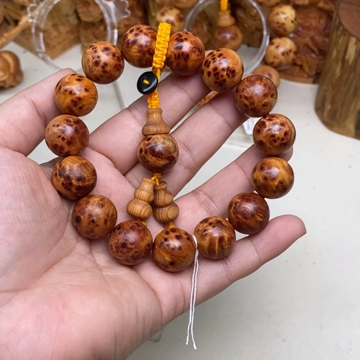 柏木峰****】崖柏瘤疤手串28