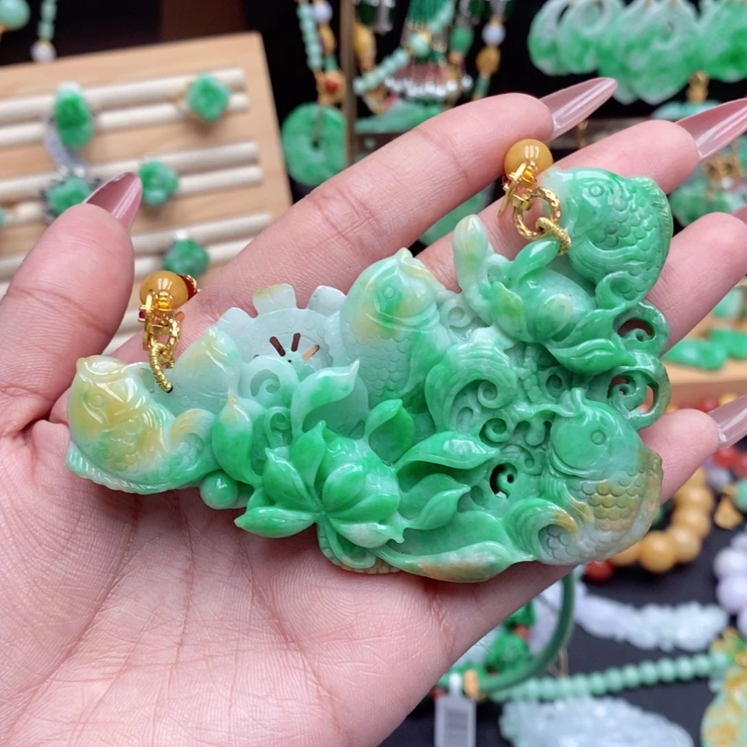 颈饰未镶嵌翡翠翡翠吊坠