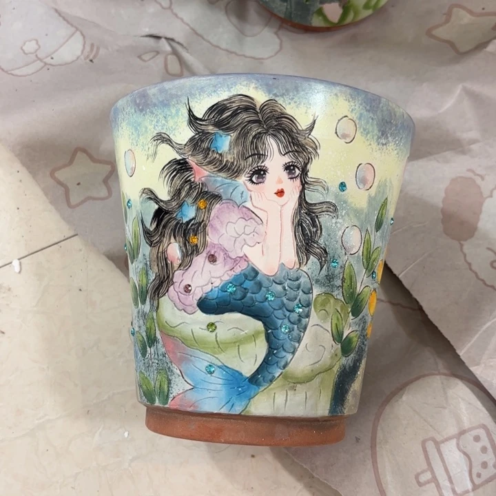 景德镇手绘花盆陶瓷14/16