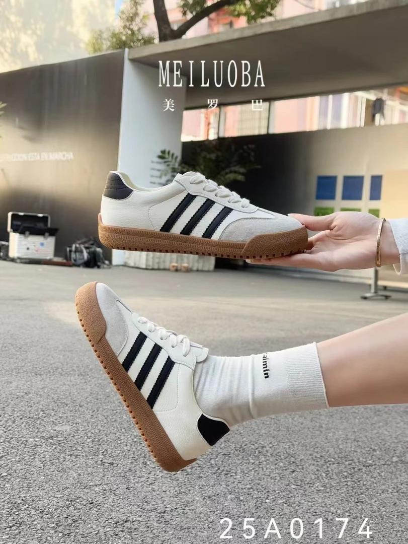 日常德训鞋百搭时尚女鞋透气休闲板鞋小白鞋韩版休闲【美罗巴】