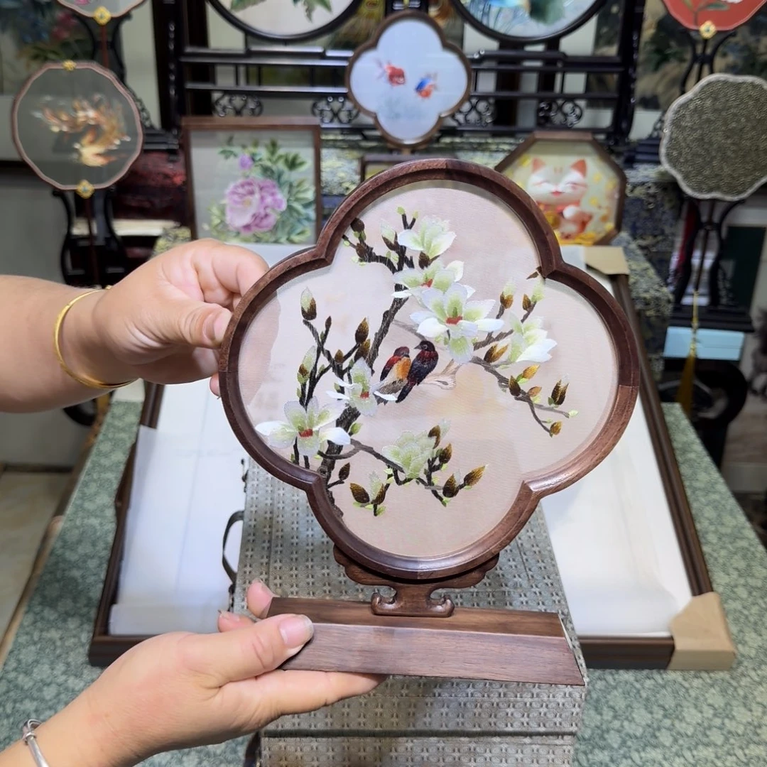 刺绣手工苏绣工艺制作技艺精湛
