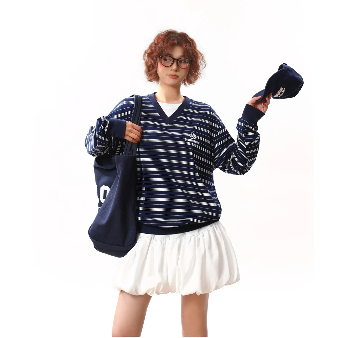 byo!oi OIOI白色半身裙百褶裙蓬蓬裙夏季爆款松紧带短裙a字洋气