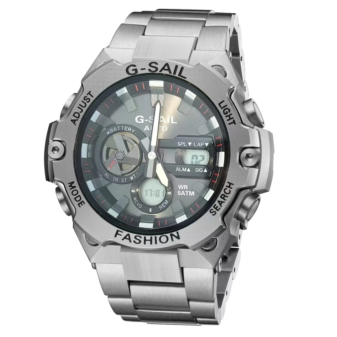 【港版正品】A钢铁之芯顶配版防水时尚潮流夜光智能手表组装