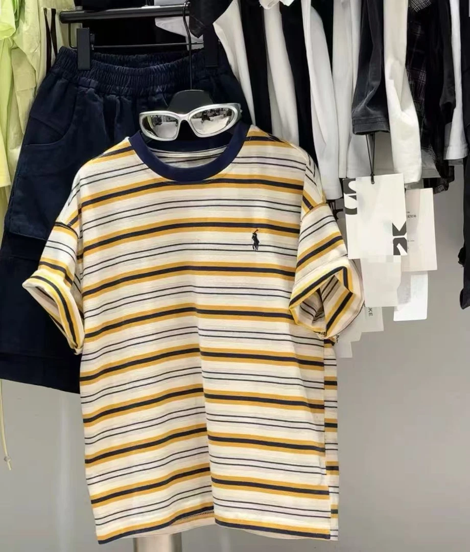 1225款.条纹短袖T恤男童短袖T恤夏季纯棉