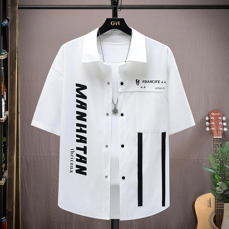 2025新款夏季短袖外套工装衬衫男款衬衣皮肤衣防阳遮晒衣休闲上衣
