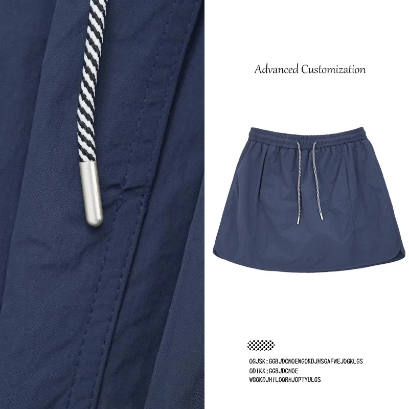 夏季美式新款简约百搭高级感工装短裙子速干运动休闲风气质半身裙