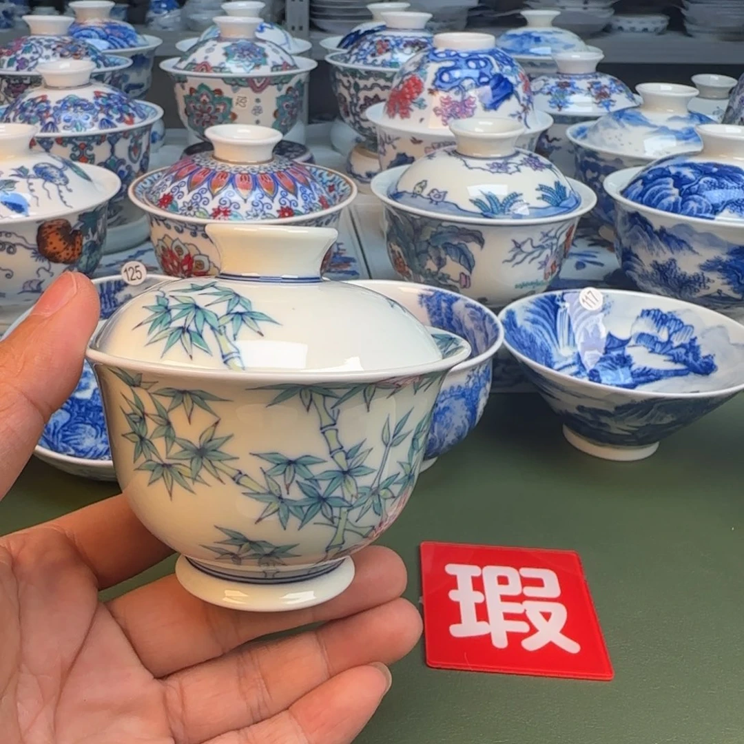 纯手工纯手绘茶具123