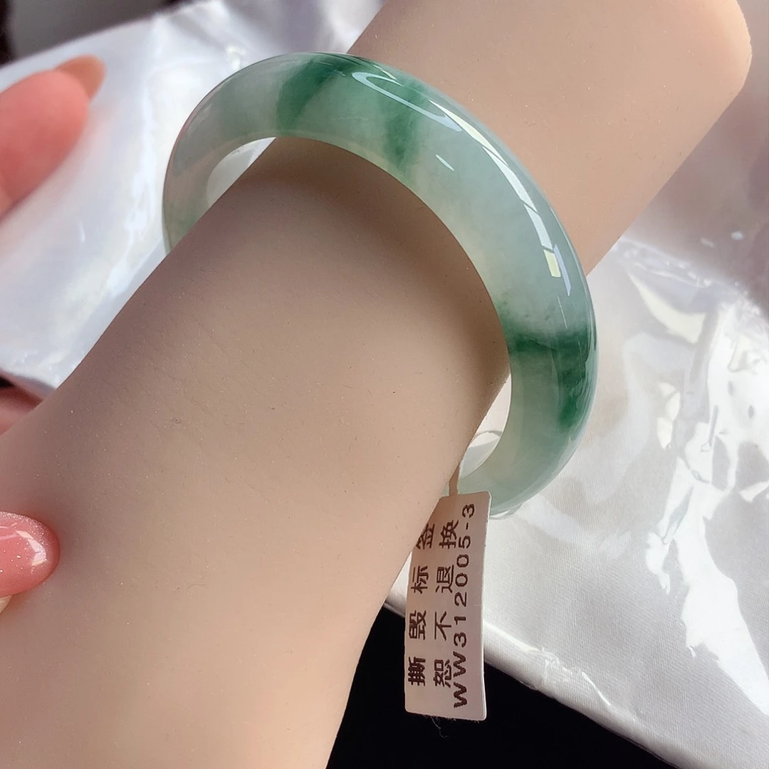 翡翠手镯未镶嵌天然A货翡翠51/52