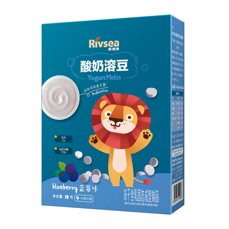 禾泱泱酸奶溶豆水果味高钙高蛋白入口易溶好吞咽宝宝零食18g