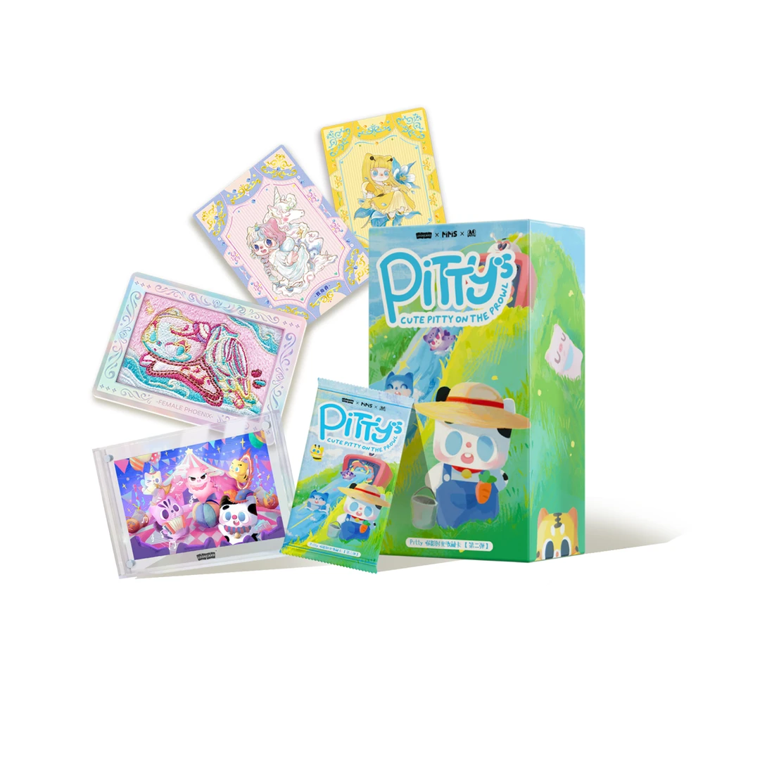 [新人首礼]Pitty喵影时光系列收藏卡第2弹萌兽出没盲盒卡牌