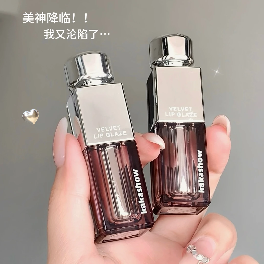 kakashow锁色丝绒唇釉低饱和裸色显白高级平价唇泥自然学生ins风