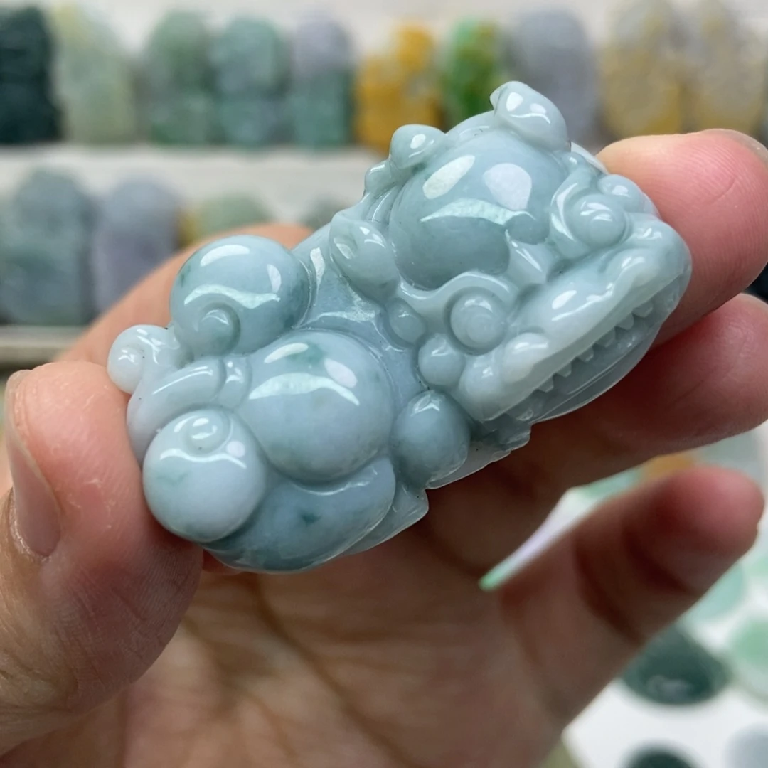 翡翠未镶嵌毛衣链