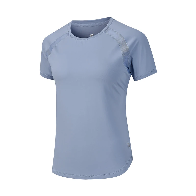 361°女子夏季户外运动休闲经典百搭舒适轻薄圆领短T恤662424139