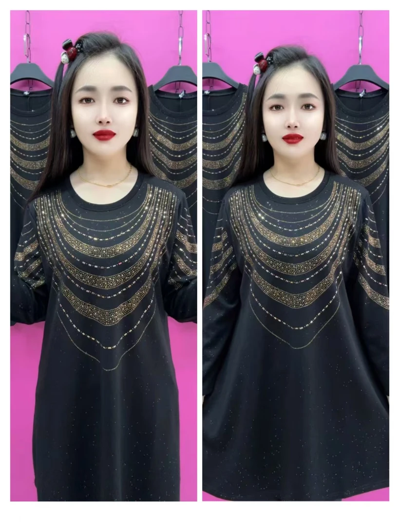 F2-2297中长款宽松裙