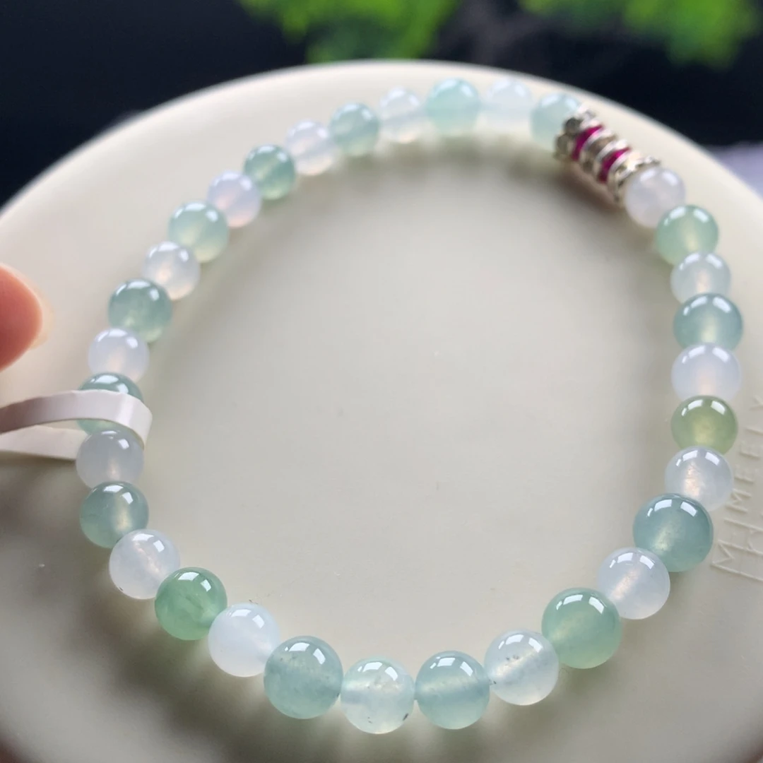 翡翠未镶嵌手链卡6