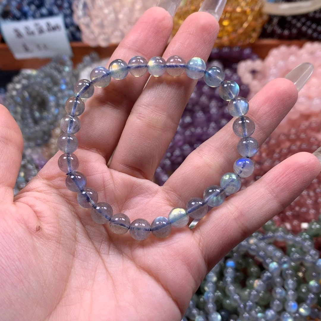 水晶未镶嵌手链灰月光卡7+