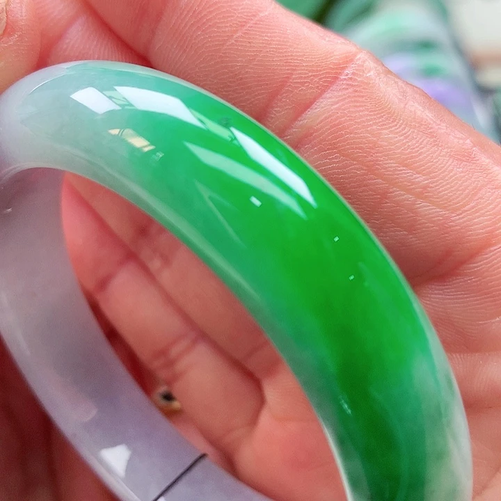翡翠未镶嵌手镯天然缅甸翡翠手镯